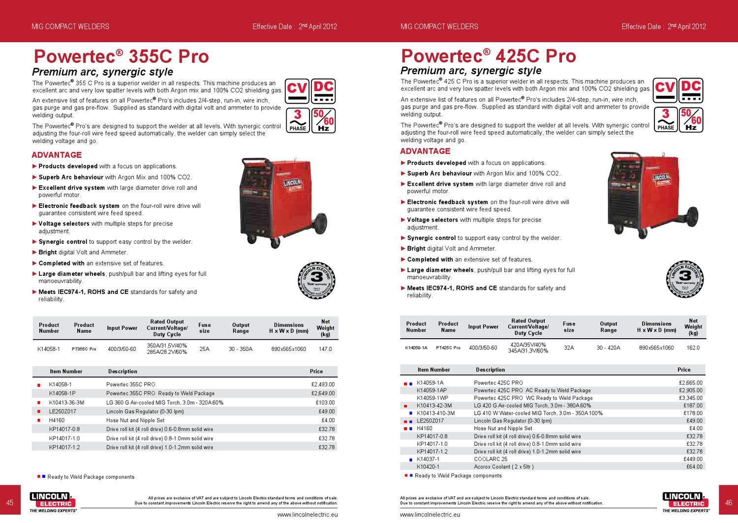 Lincoln Electric UK Product Catalogue 2012 by Rapid Welding Issuu