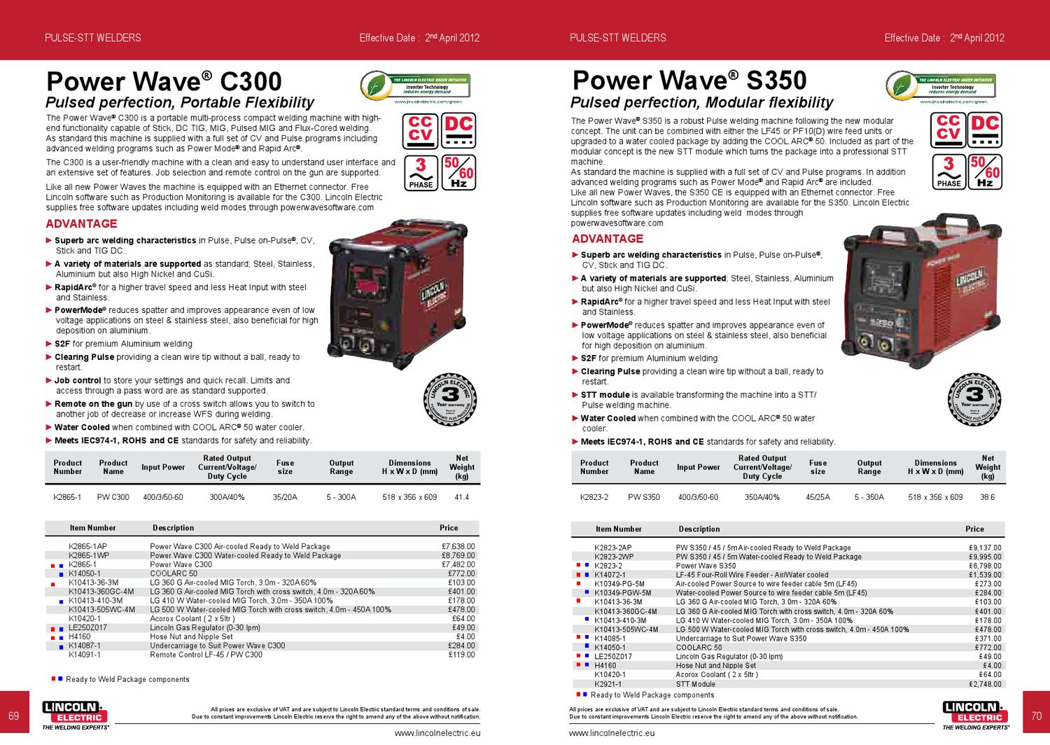 Lincoln Electric UK Product Catalogue 2012 by Rapid Welding Issuu