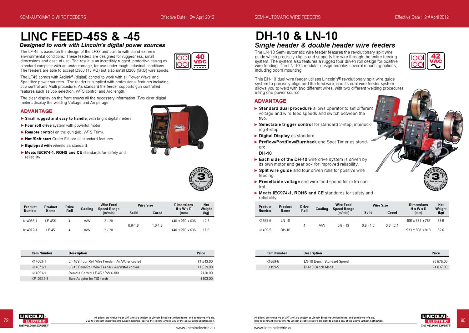 Lincoln Electric UK Product Catalogue 2012 by Rapid Welding Issuu