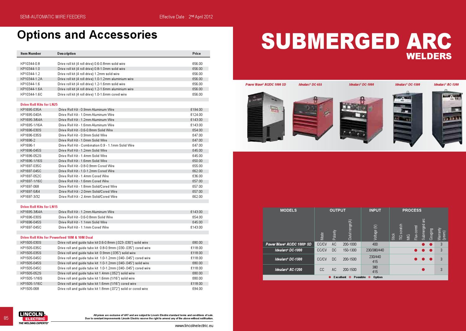 Lincoln Electric Uk Product Catalogue 12 By Rapid Welding Issuu Lincoln Electric Uk Product Catalogue 12 By Rapid Welding Issuu