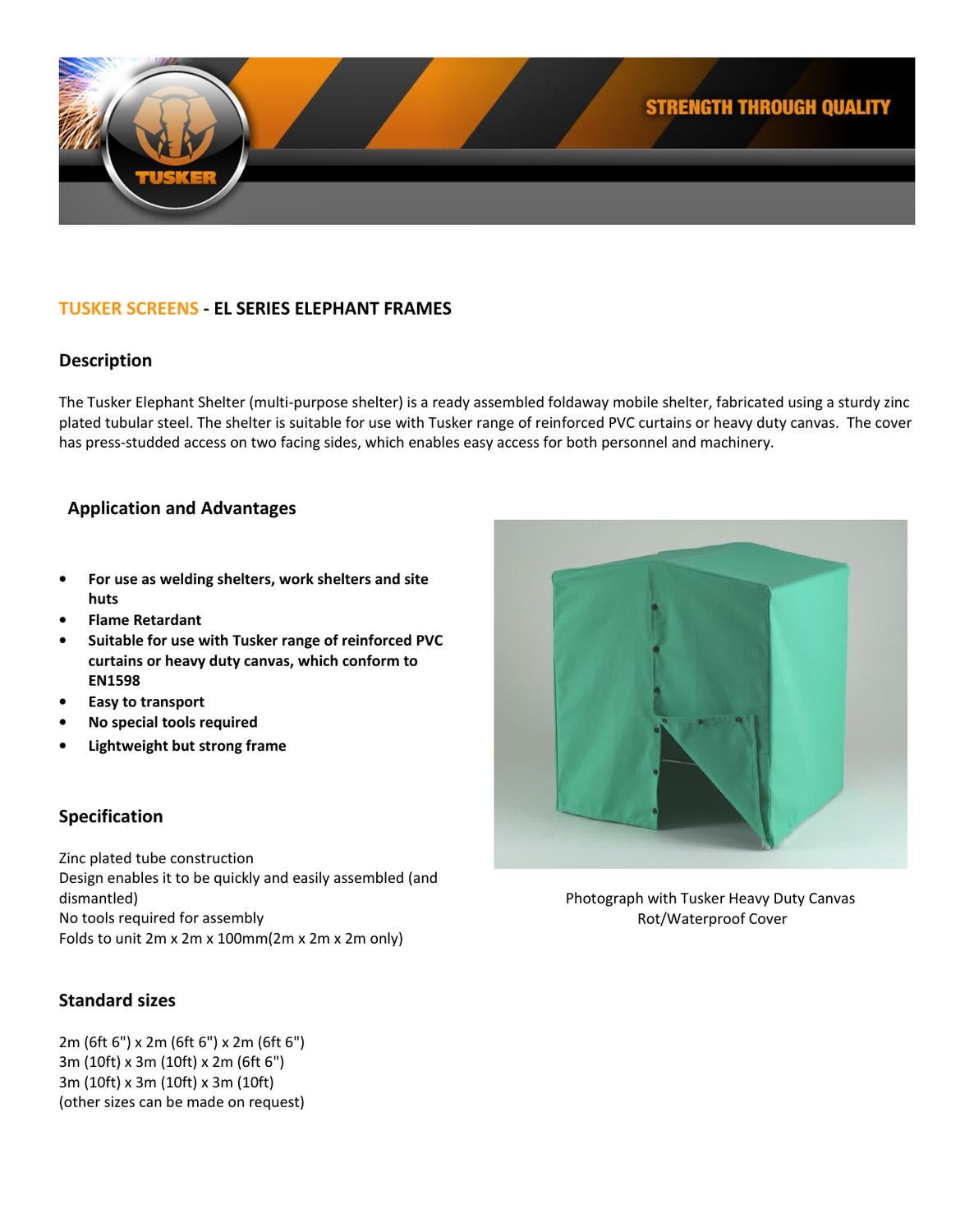 Tusker Mobile Welding Screens by Rapid Welding Issuu