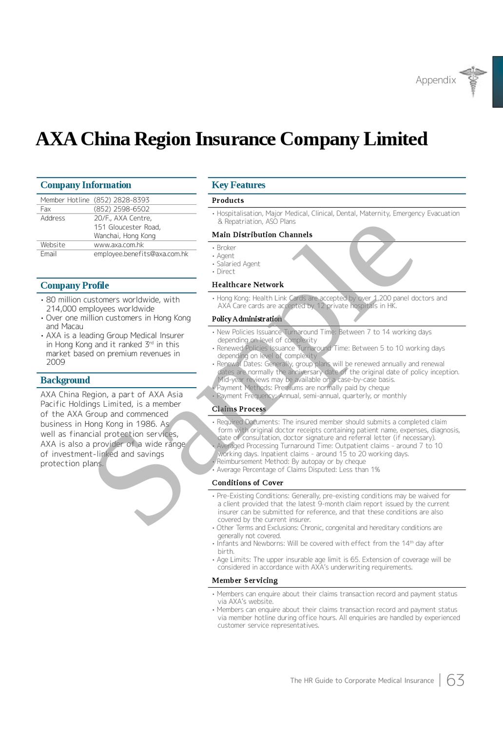 Hr Guide To Corporate Medical Insurance Sample By Hr Magazine Issuu