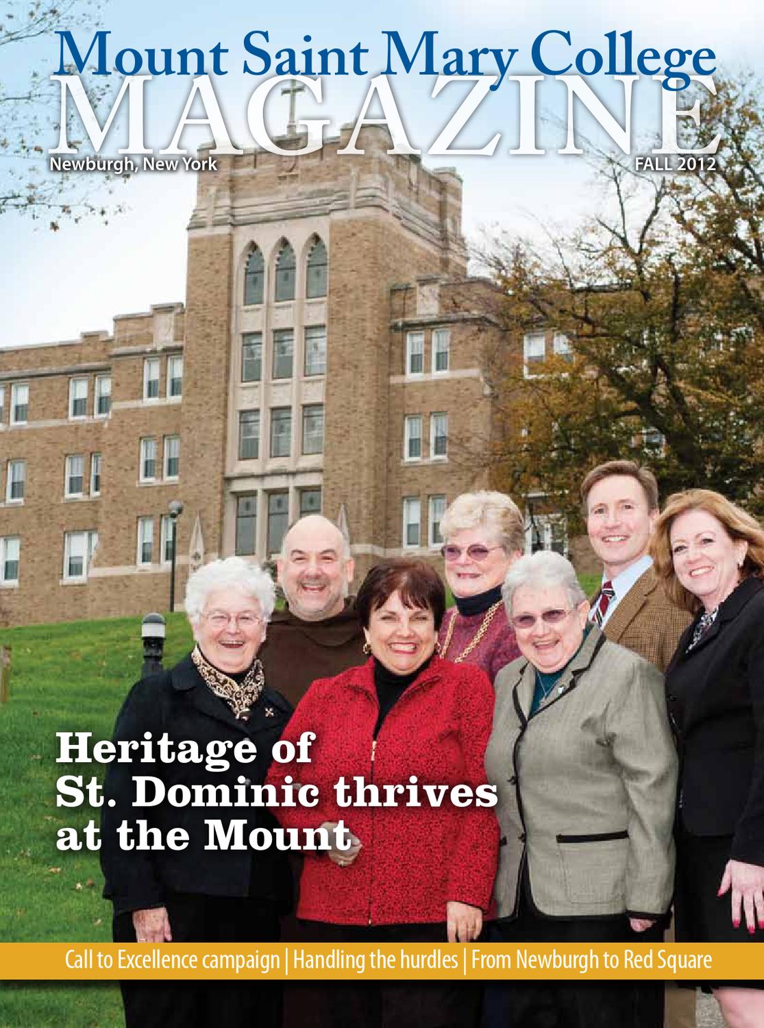 Mount Saint Mary College Magazine Fall 2012 by Mount Saint Mary College