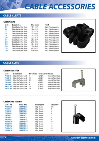 R&M Cable 配件 灯饰目录 第 3 页