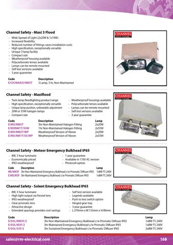 R&M Electrical Group Ltd R&M 灯饰 Fittings 目录 第 20 页