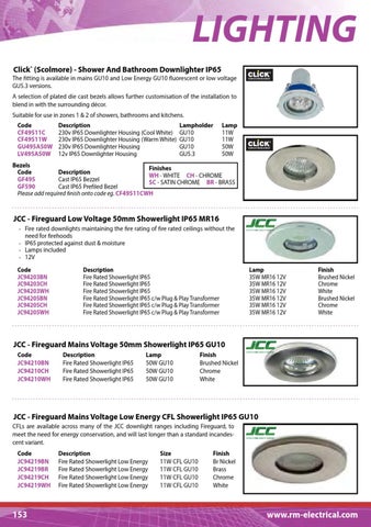 R&M Electrical Group Ltd R&M 灯饰 Fittings 目录 第 5 页