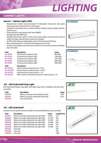 R&M Electrical Group Ltd R&M 灯饰 Fittings 目录 第 9 页