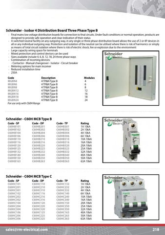 R&M Switchgear and Distribution 灯饰目录 第 18 页