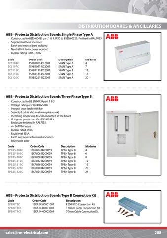 R&M Switchgear and Distribution 灯饰目录 第 8 页
