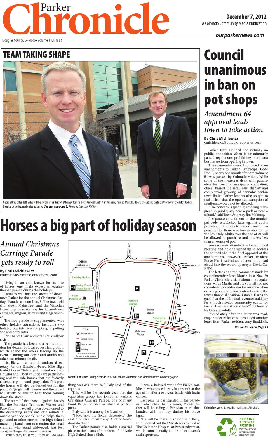 Parker Chronicle 120712 by Colorado Community Media - Issuu