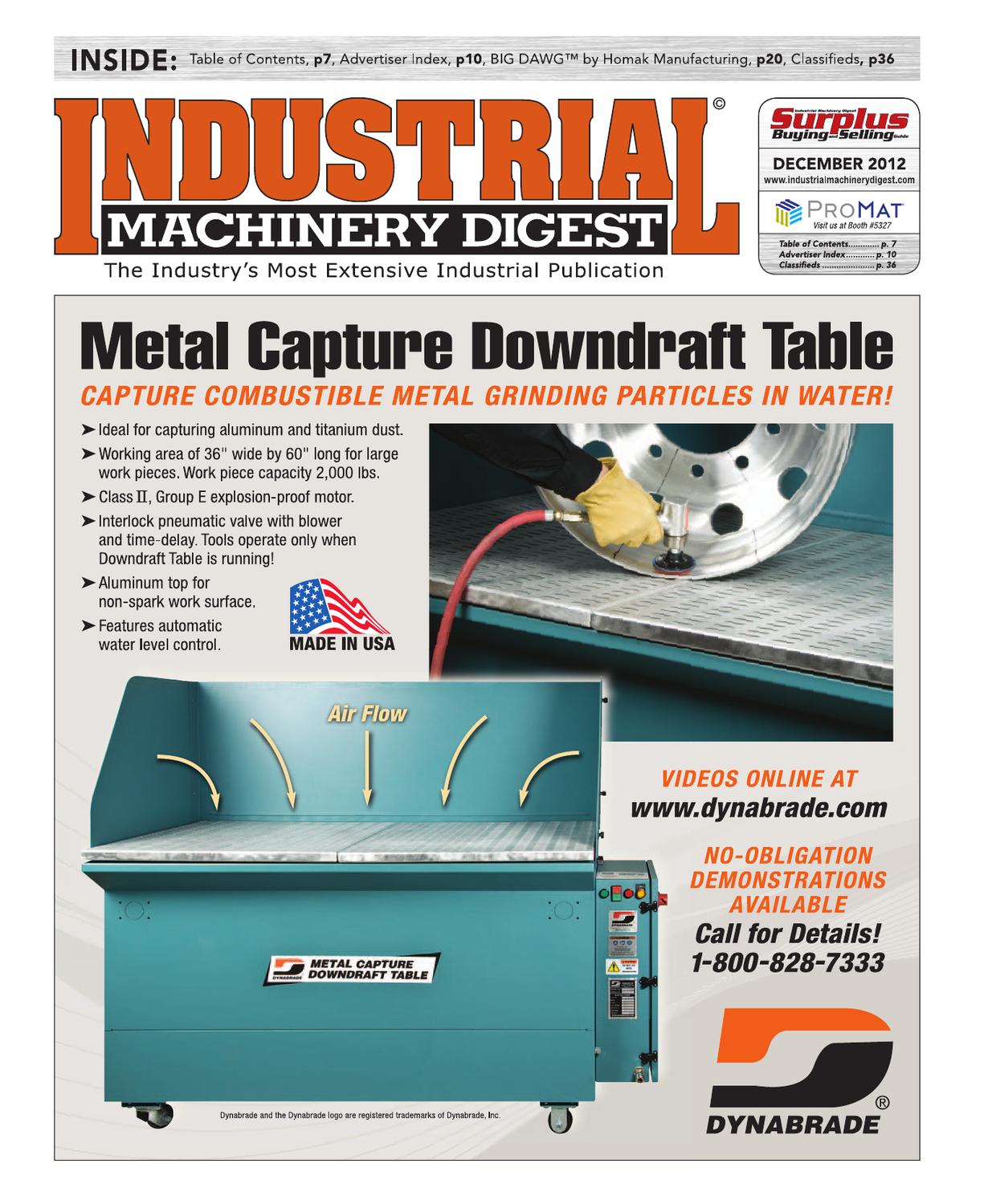 Industrial Machinery Digest December 2012 by Industrial Machinery Digest IMD by Source 360