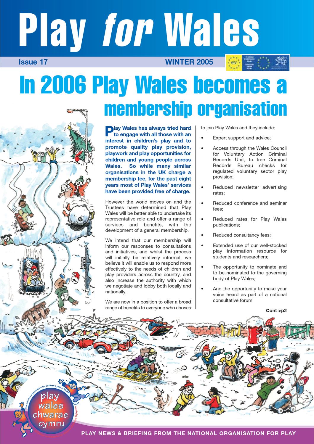 Play for Wales issue 17 by Play Wales Issuu