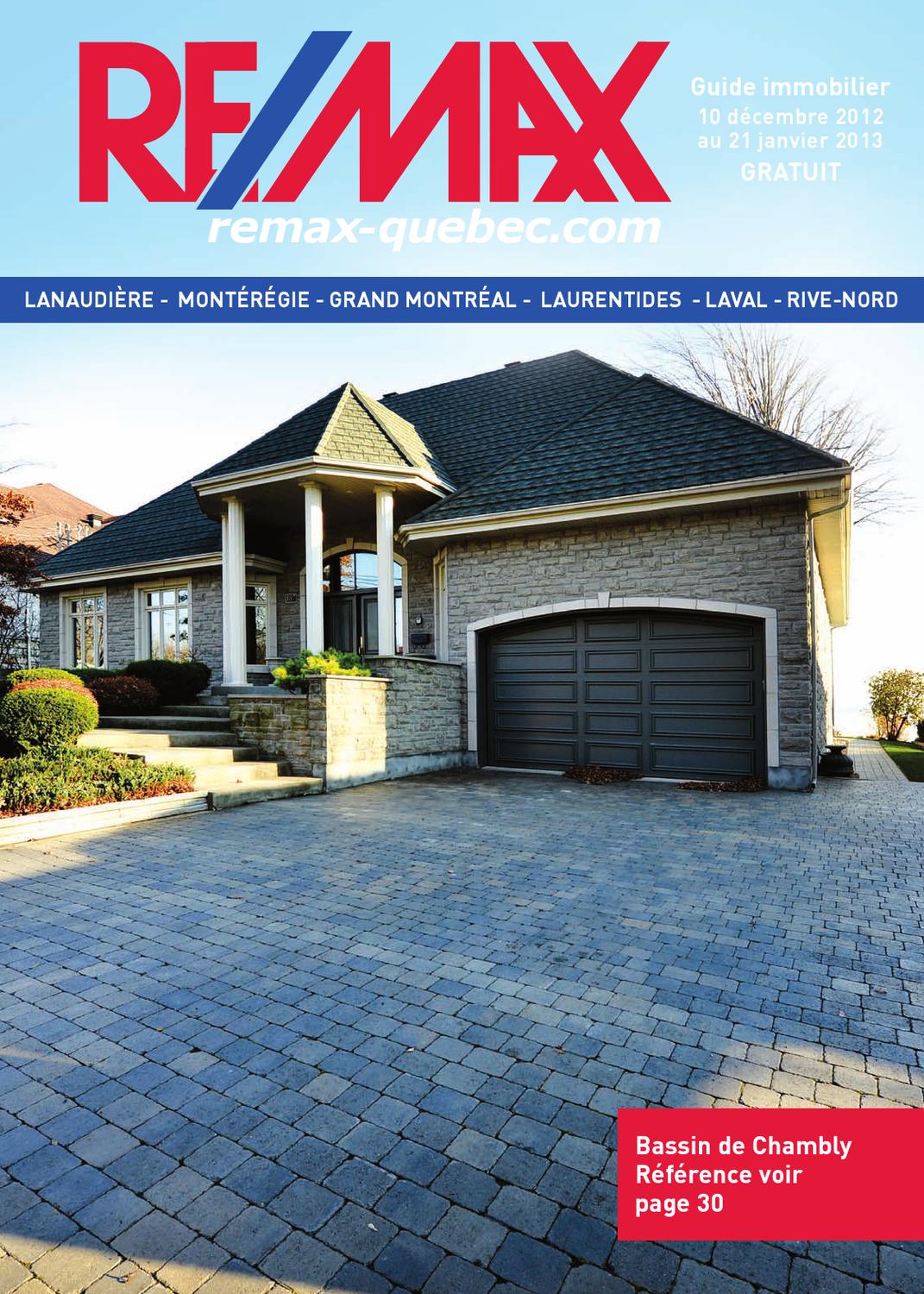 QUEBEC Remax Montreal 10 Jan., 2012 by NextHome Issuu