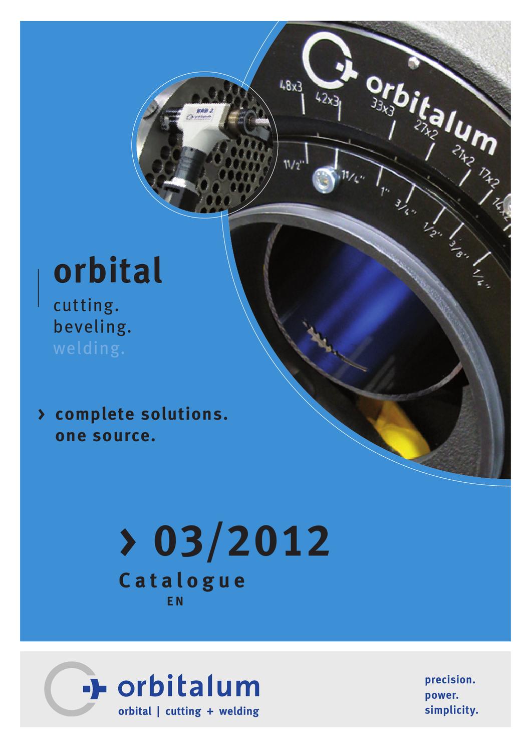 Orbitalum 2012 Pipe Tools Catalogue by Rapid Welding Issuu