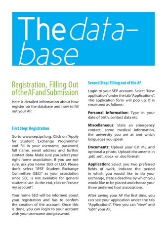 Step-by-step Guideline - How to apply for SEP by International ...