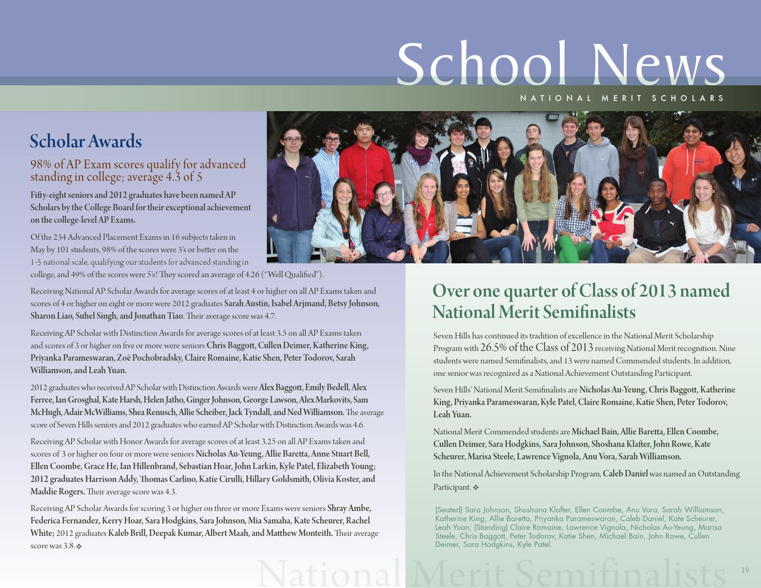 Fall Magazine - 2012 by The Seven Hills School - Issuu