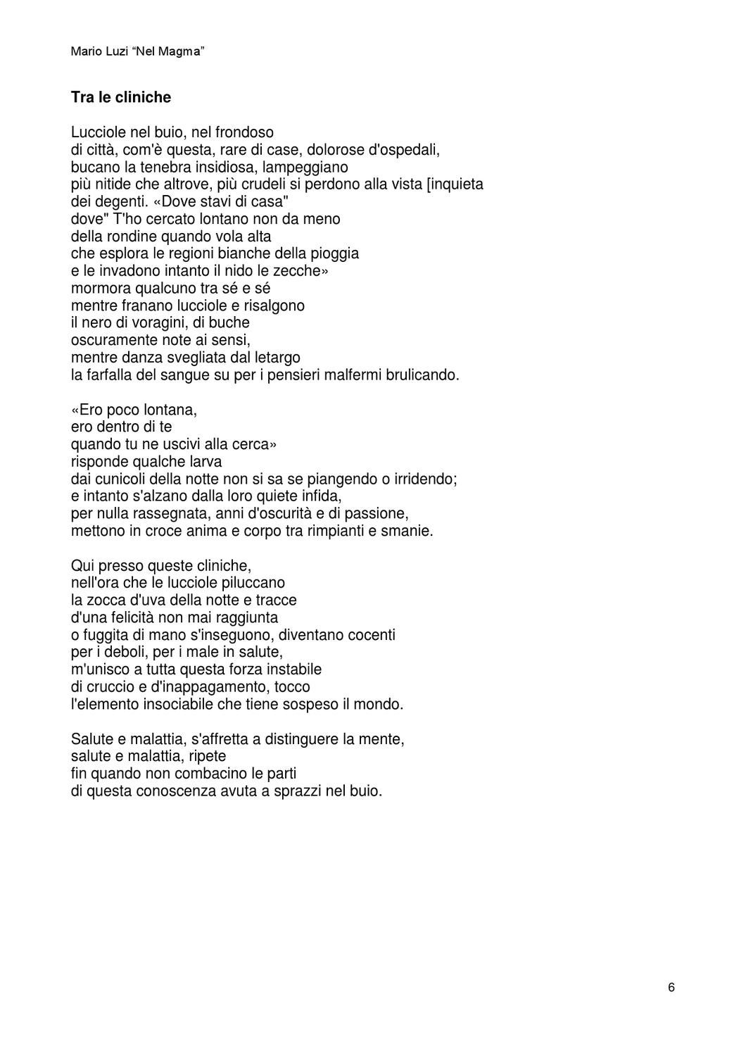 Non Ho Più Paura Del Buio Di Questa Città