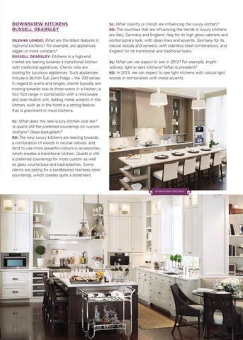 Gta Home Décor And Renovations Nov 2017 By Nexthome Issuu Downsview Kitchens Rus Dearsley Silvana Longo What Are The Latest Features In