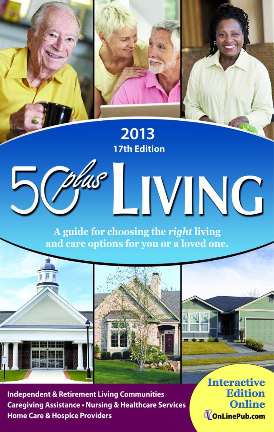 50plus Living 2013 by OnLine Publishers, Inc. Issuu