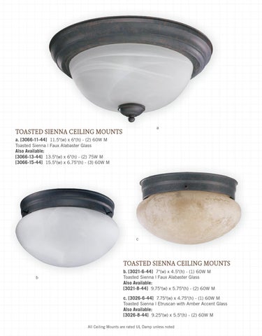 Pinhook Branding LLC 灯饰目录 · Quorum 灯饰 册 2013 吸顶灯 Mounts 第 12 页