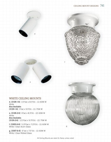 Pinhook Branding LLC 灯饰目录 · Quorum 灯饰 册 2013 吸顶灯 Mounts 第 19 页