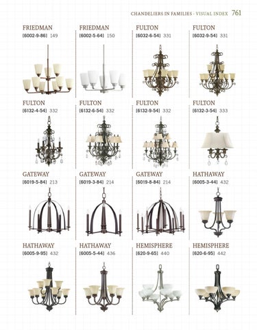Pinhook Branding LLC 灯饰目录 · Quorum 灯饰 册 2013 Chandeliers 第 17 页