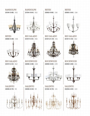 Pinhook Branding LLC 灯饰目录 · Quorum 灯饰 册 2013 Chandeliers 第 20 页