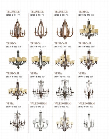 Pinhook Branding LLC 灯饰目录 · Quorum 灯饰 册 2013 Chandeliers 第 22 页