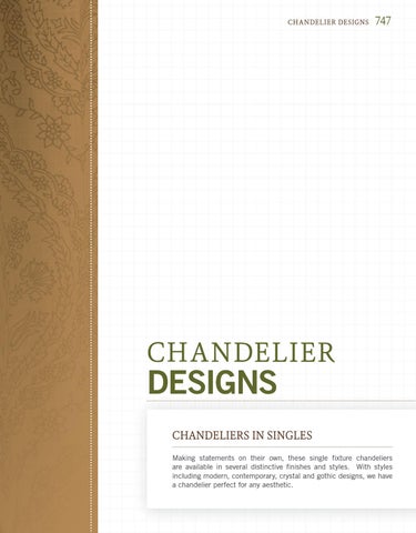 Pinhook Branding LLC 灯饰目录 · Quorum 灯饰 册 2013 Chandeliers 第 3 页