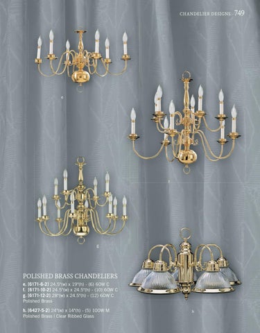 Pinhook Branding LLC 灯饰目录 · Quorum 灯饰 册 2013 Chandeliers 第 5 页