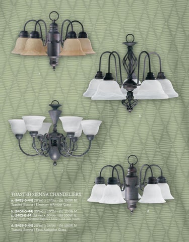 Pinhook Branding LLC 灯饰目录 · Quorum 灯饰 册 2013 Chandeliers 第 6 页