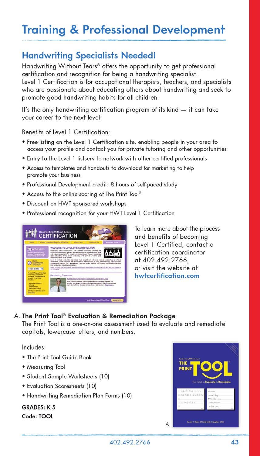 HWT Catalog Winter 2013 by Learning Without Tears Issuu