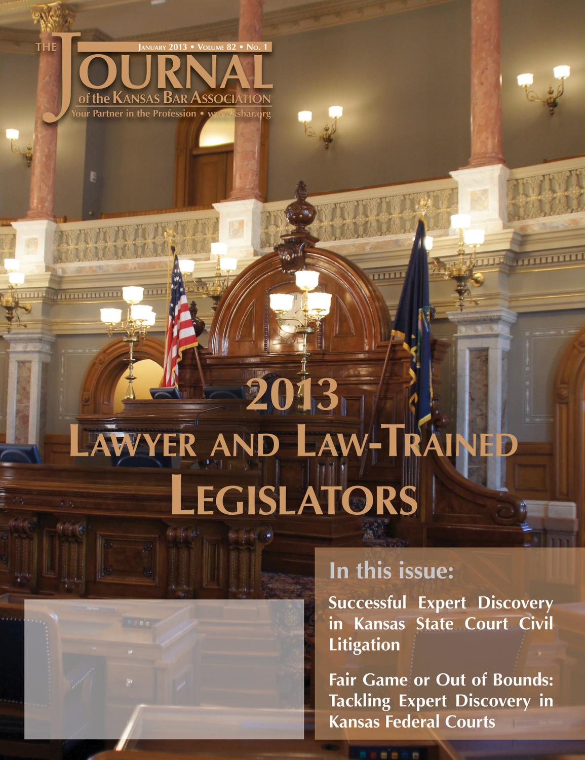 January 2013 Journal by Kansas Bar Association Issuu