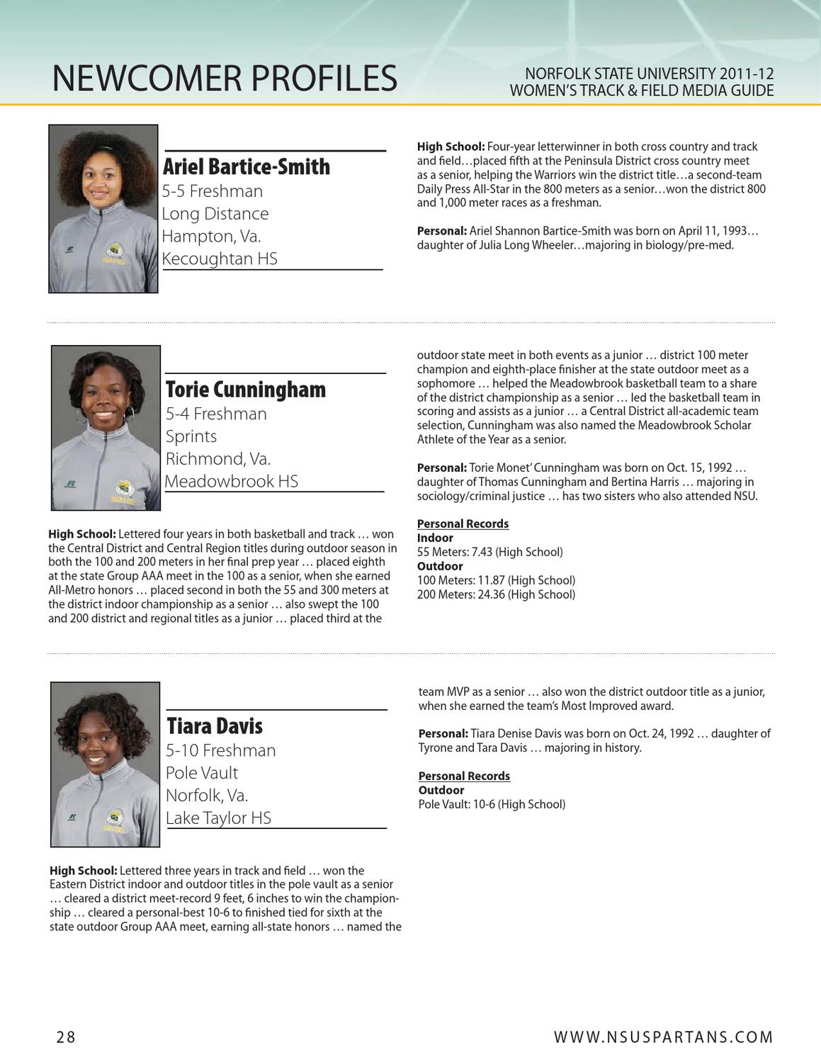 12 Nsu Women S Track Media Guide By Matt Michalec Issuu