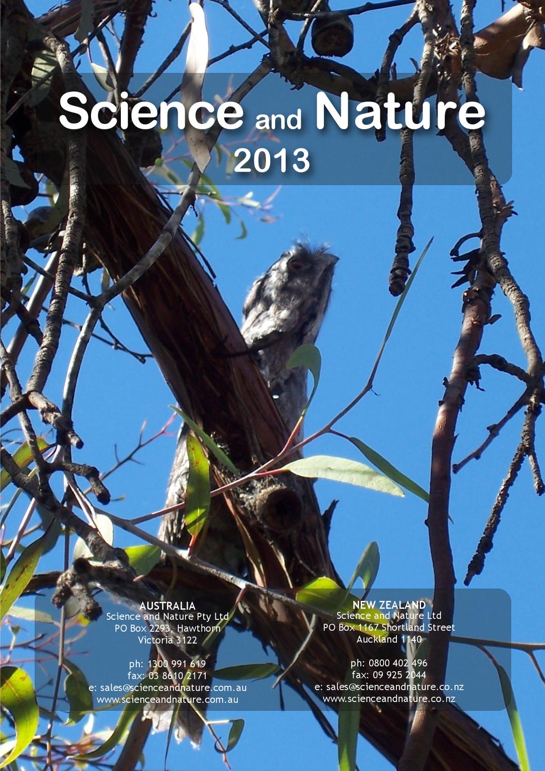 Catalogue 2013 by Science and Nature Pty Ltd Issuu