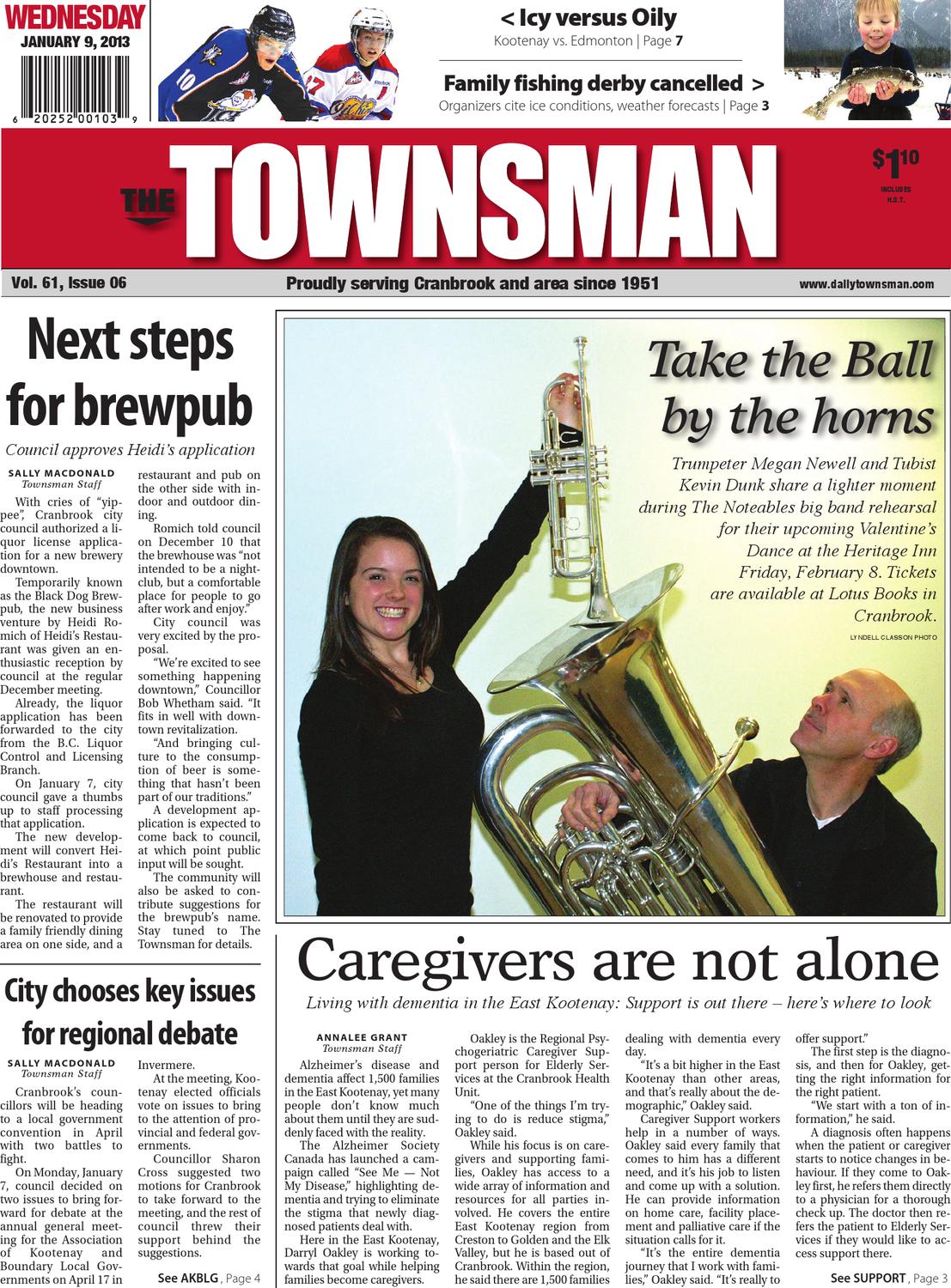 Cranbrook Daily Townsman, January 09, 2013 by Black Press Media Group -  Issuu