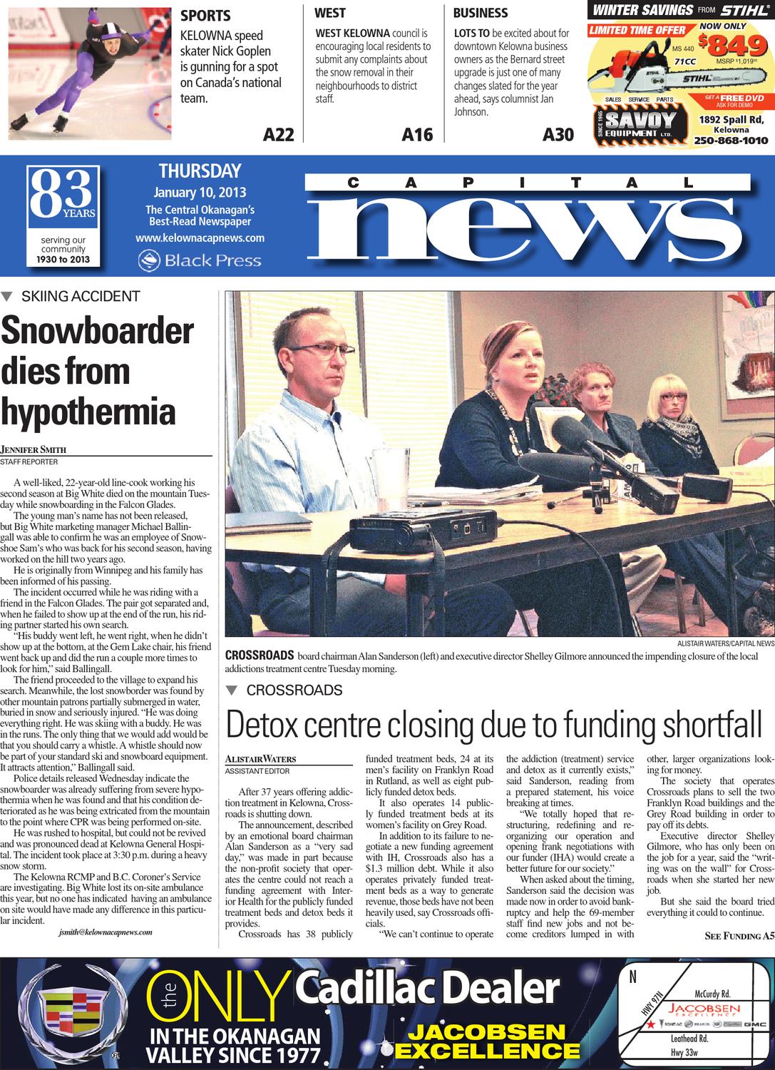 Kelowna Capital News, January 10, 2013 by Black Press Media Group Issuu