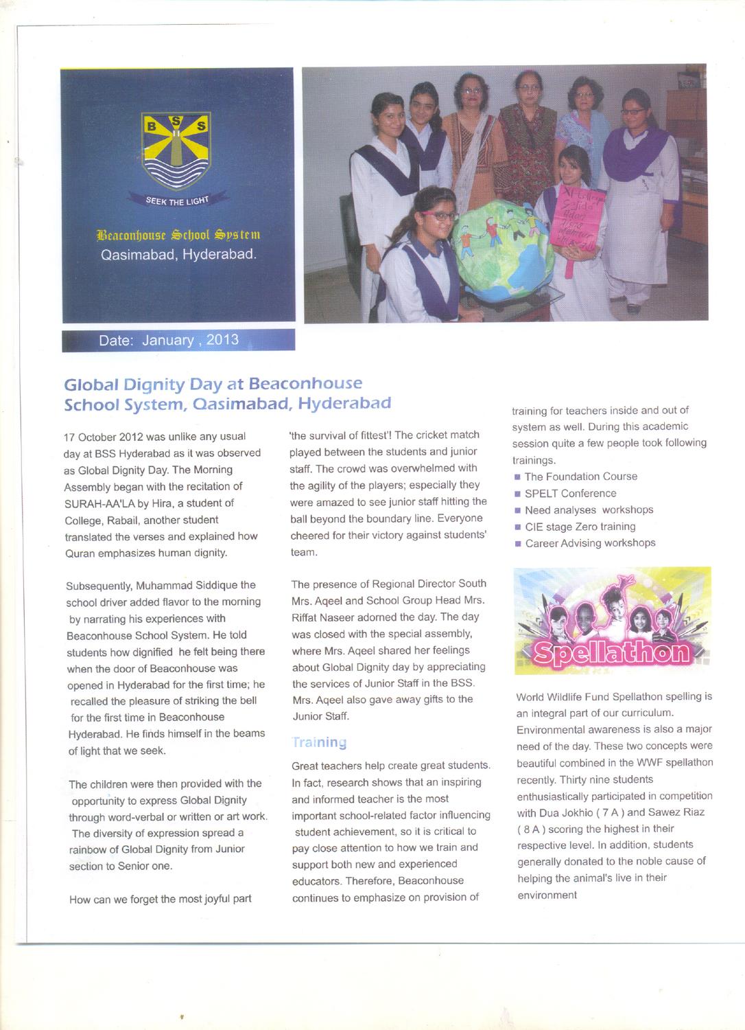 451 QasimabadHyd, Jan 2013 by Beaconhouse Issuu