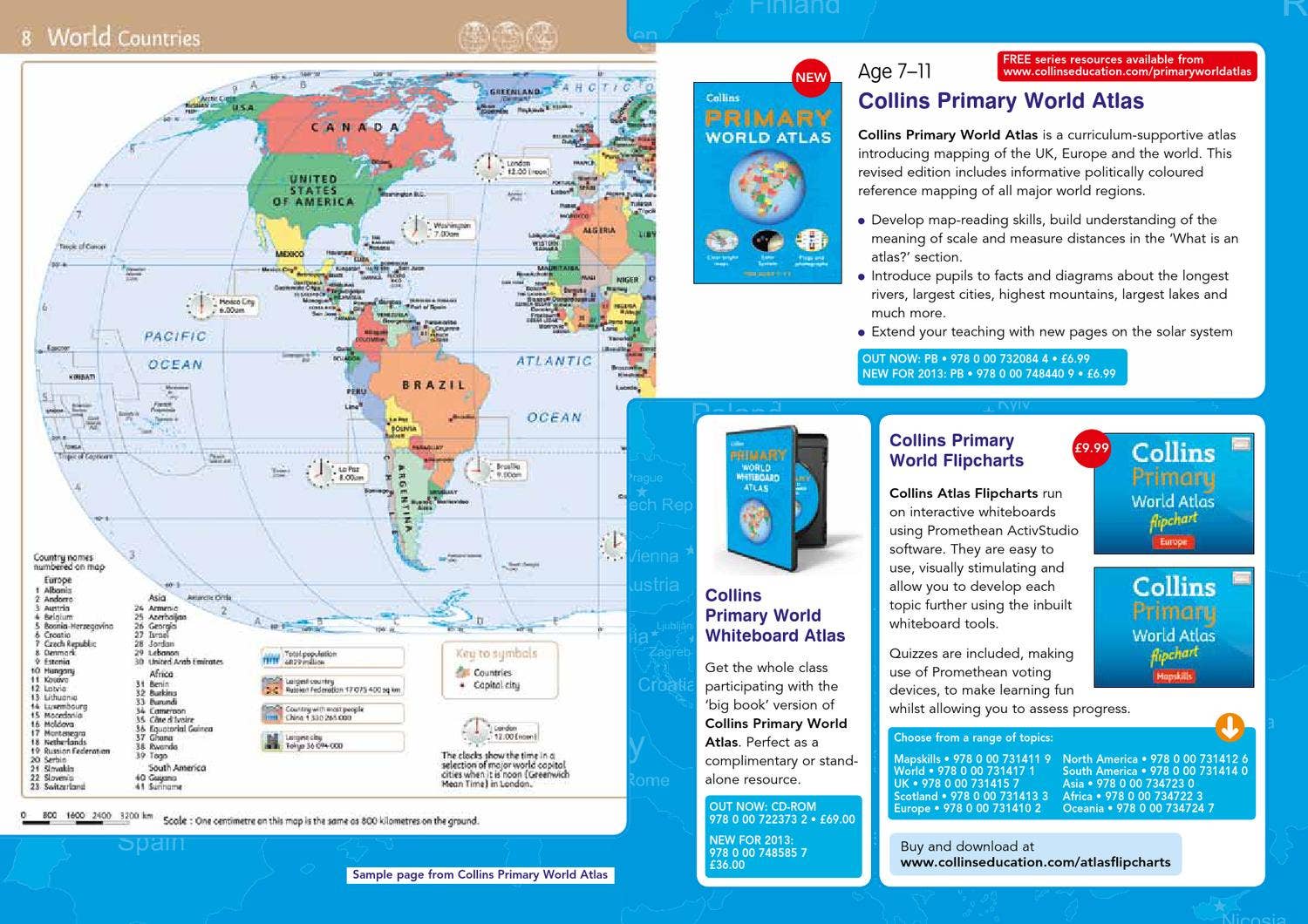 Primary Atlases Catalogue 2013 by Collins - Issuu