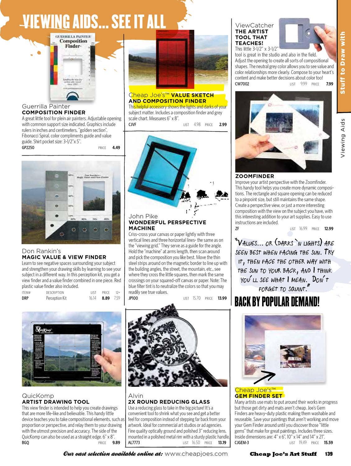 Cheap Joe's Art Stuff 2013 Guide To Great Art & Product Reference