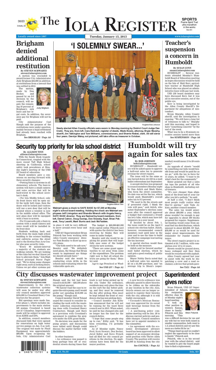 Iola Register 11513 by Iola Register Issuu