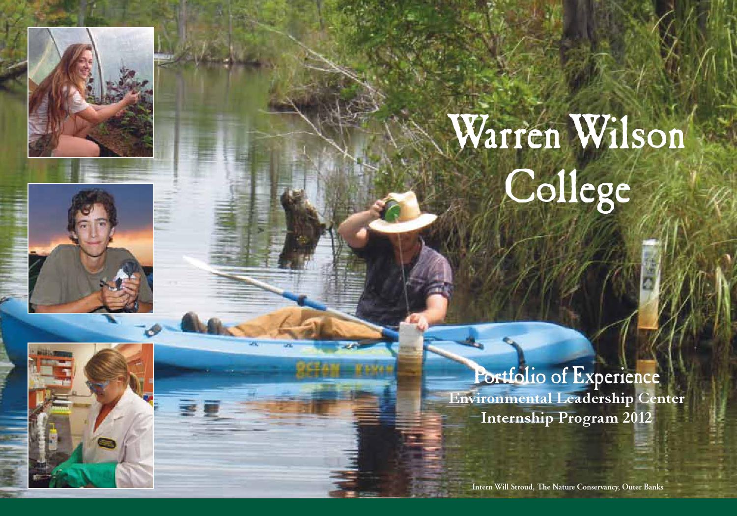 2012 ELC Internship Portfolio by Warren Wilson College Issuu