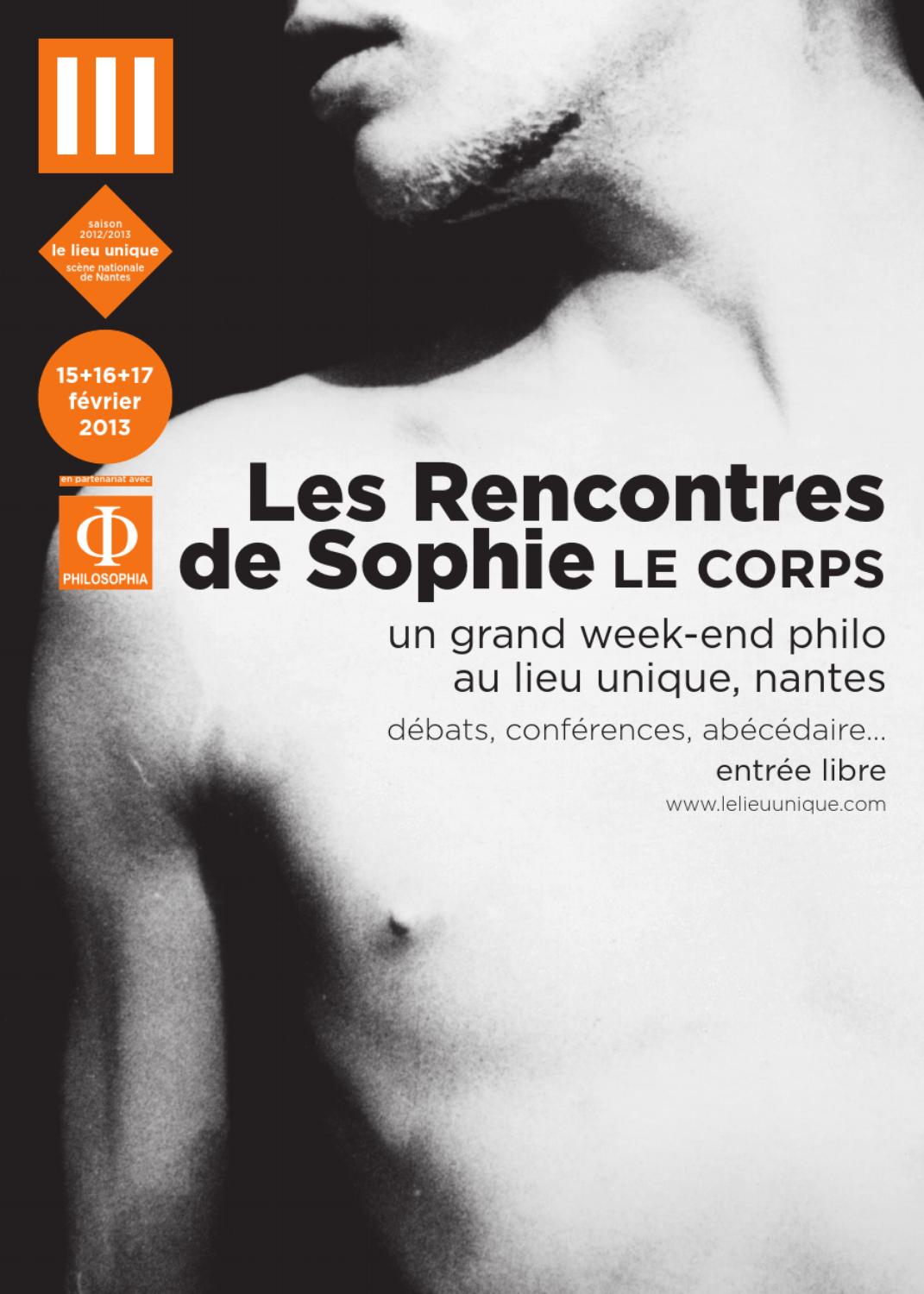 les rencontres de sophie nantes