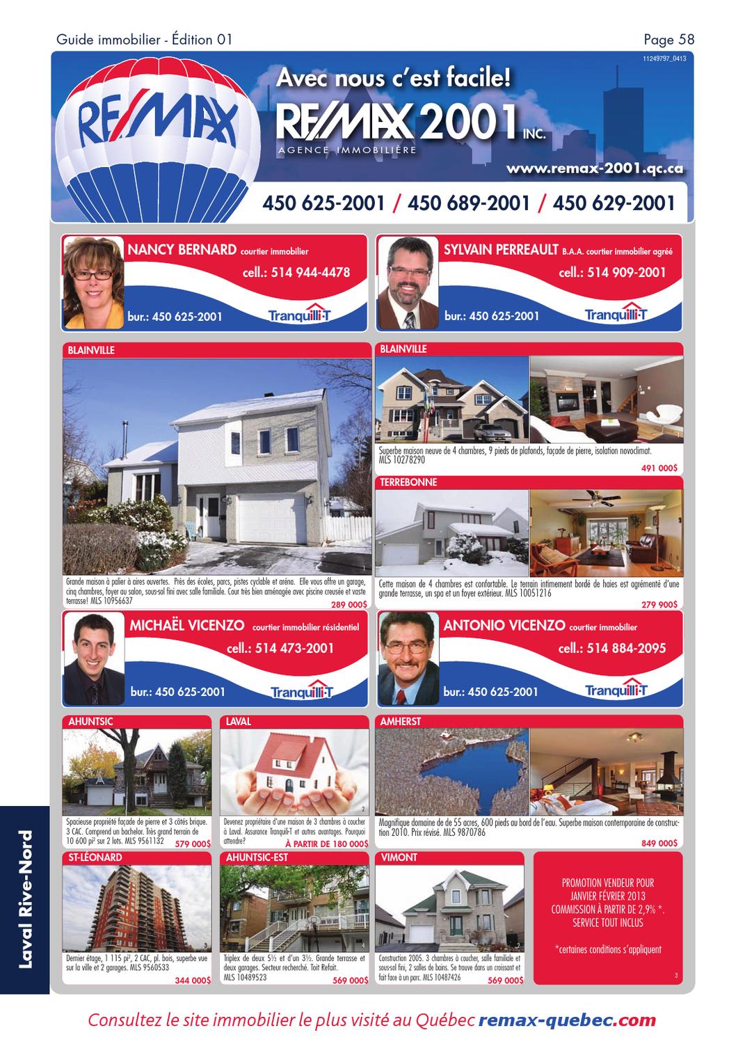 QUEBEC Remax Montreal 21 Jan., 2013 by NextHome Issuu