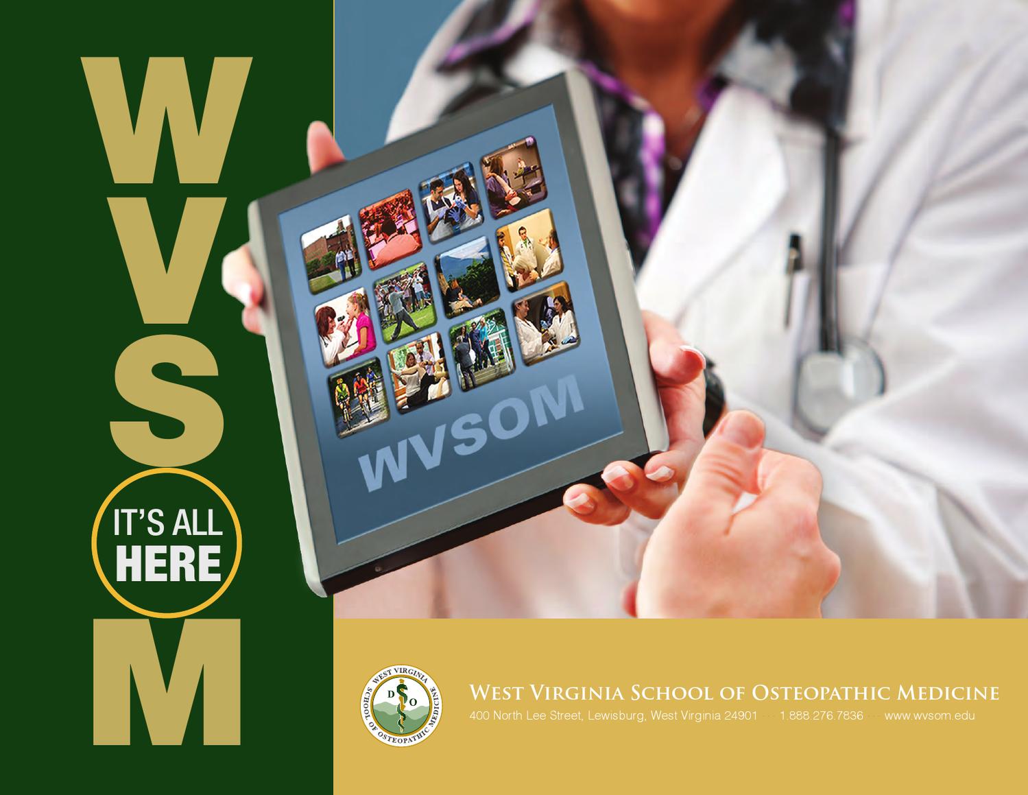 WVSOM Viewbook 2012 13 By West Virginia School Of Osteopathic