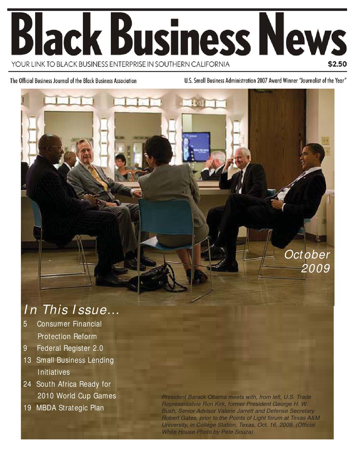 BBA News OCTOBER '09 by Black Business News Group Issuu