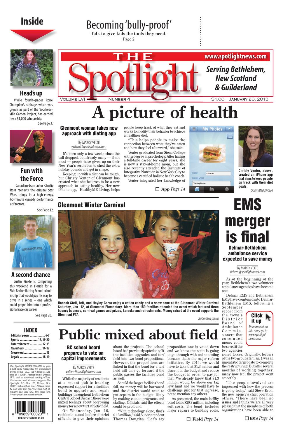 The Spotlight Bethlehem Guilderland edition by Spotlight Newspapers