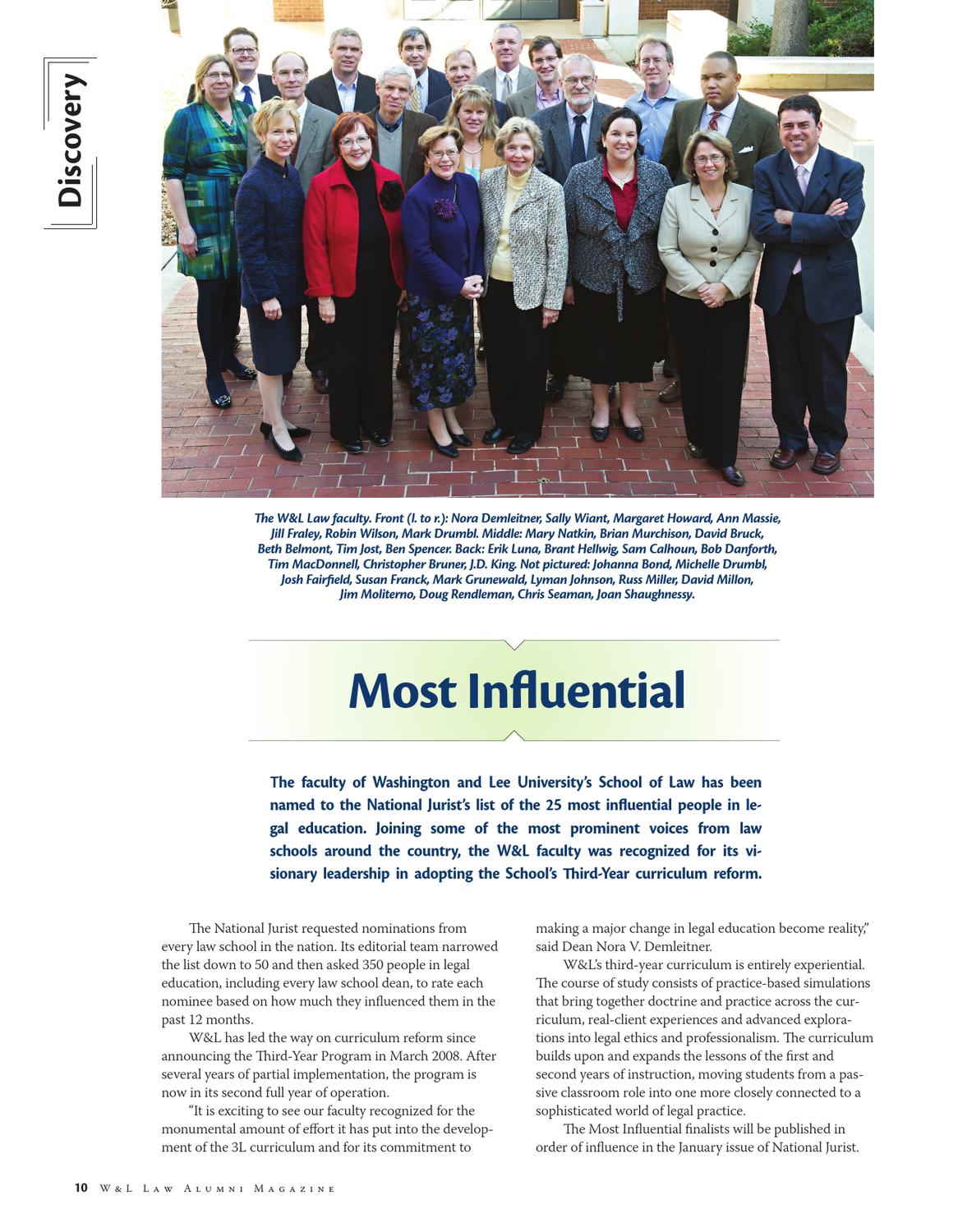 W L Law The Washington And Lee School Of Law Magazine By Washington 