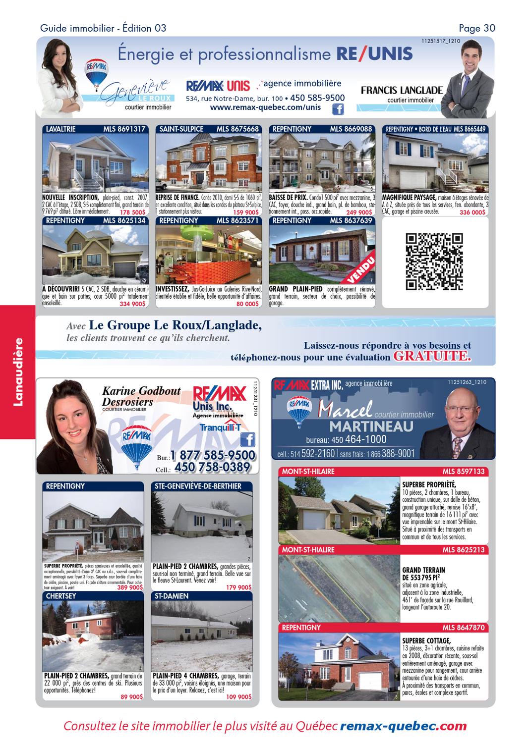 QUEBEC Remax Montreal 05 Mar., 2012 by NextHome Issuu