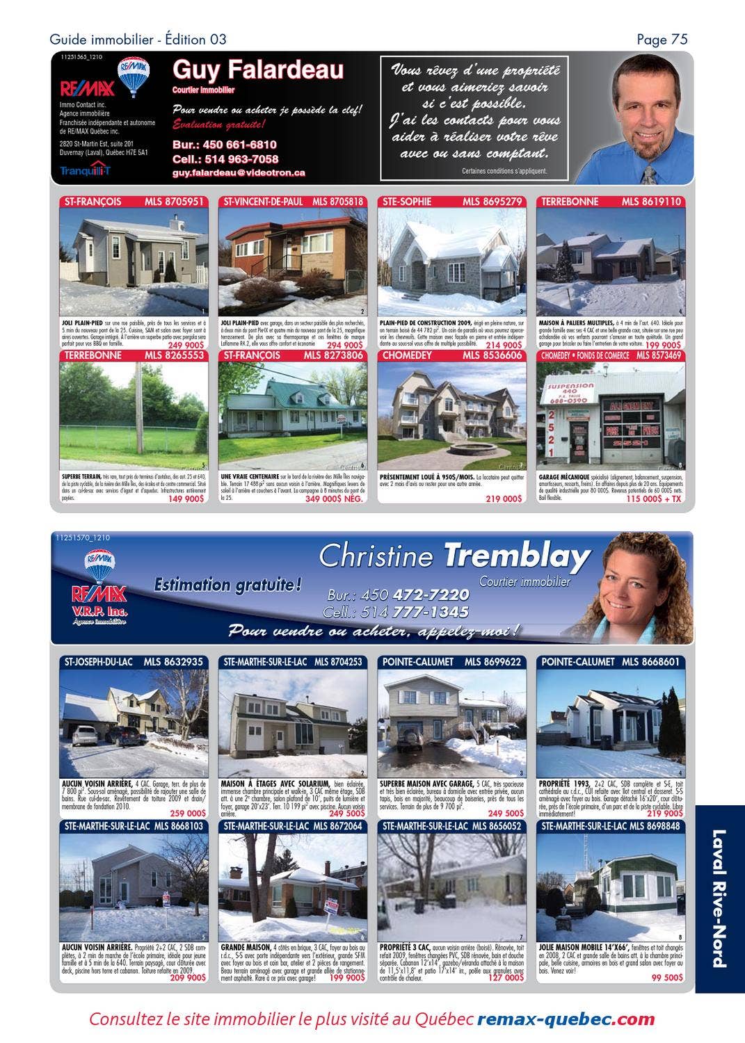 QUEBEC - Remax Montreal - 05 Mar., 2012 by NextHome - Issuu